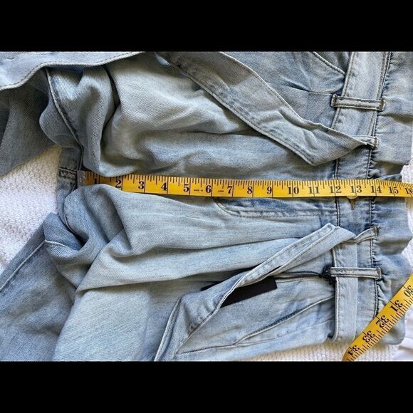 BLANKNYC Paperbag High Rise Wide Leg Jeans - Picture 9 of 10